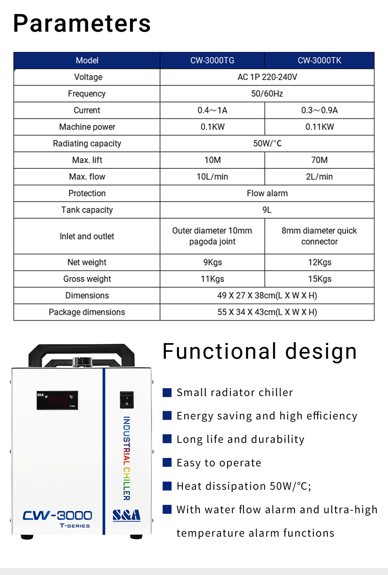 CW3000 Cooling-Water Machine